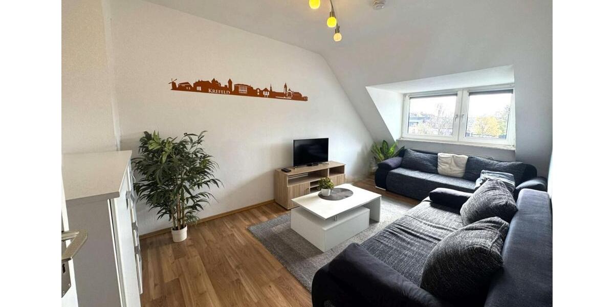 Dachgeschoßwohnung Krefeld Cracau - 3 Zimmer, 60 m&sup2;, 810&euro; | Angebot:27543937