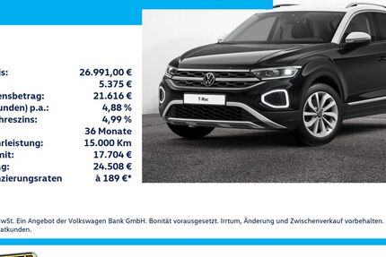 VW T-Roc 23.958 km 26.662 &euro; Krefeld 47803