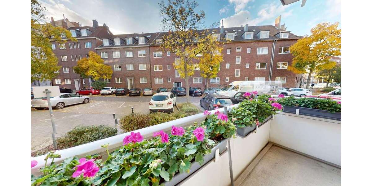 Etagenwohnung Düsseldorf Oberbilk - 4 Zimmer, 89 m&sup2;, 345.000&euro; | Angebot:25970040