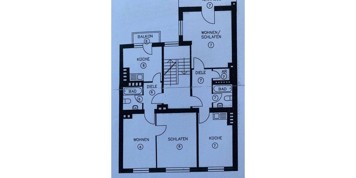 Etagenwohnung Düsseldorf Flingern Süd - 2 Zimmer, 47 m&sup2;, 189.000&euro; | Angebot:26128260