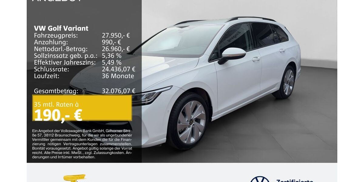 VW Golf 4.999 km 27.950 &euro; Gelsenkirchen 45888