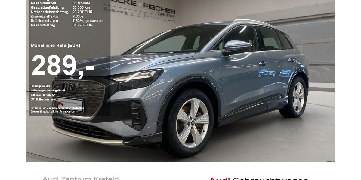 Audi Q4 e-tron 50.116 km 27.669 &euro; Krefeld 47805