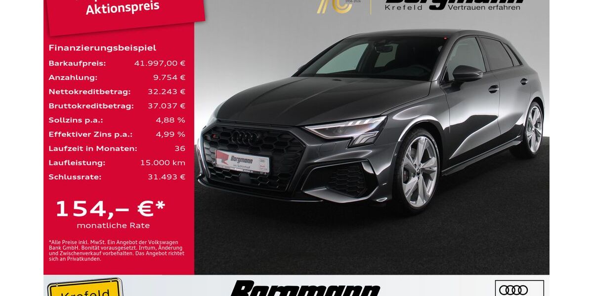 Audi S3 4.681 km 41.997 &euro; Krefeld 47803
