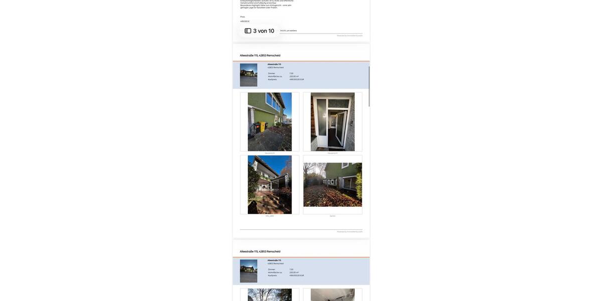 Einfamilienhaus Remscheid Remscheid-Süd - 499.000&euro; | Angebot:25236972