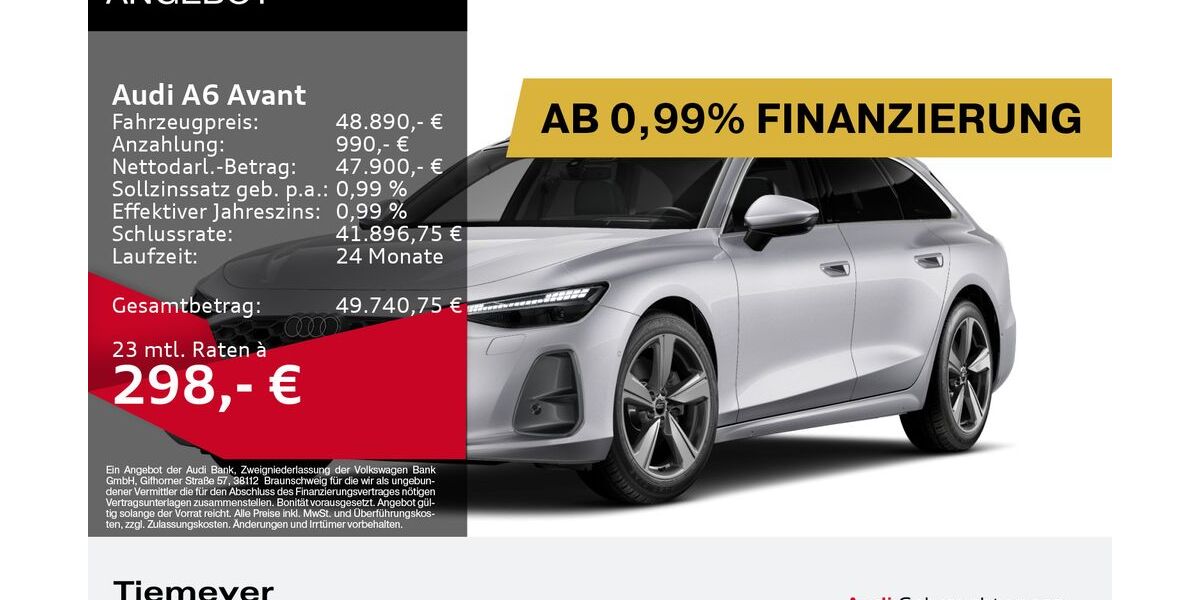 Audi A6 24.983 km 48.890 &euro; Oberhausen 46047
