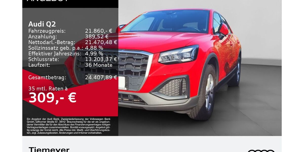 Audi Q2 65.591 km 20.860 &euro; Remscheid 42897