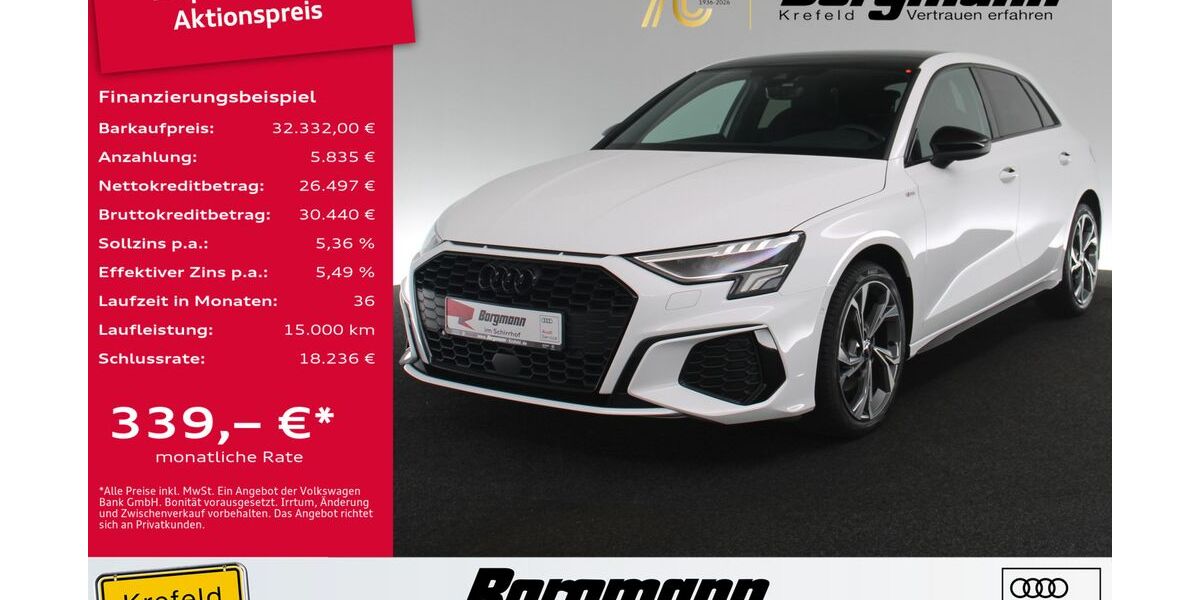 Audi A3 23.922 km 32.332 &euro; Krefeld 47803