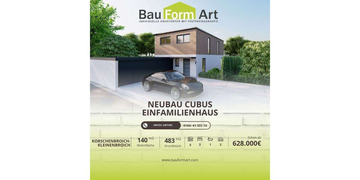 Einfamilienhaus Korschenbroich - 5 Zimmer, 140 m&sup2;, 628.000&euro; | Angebot:25922446