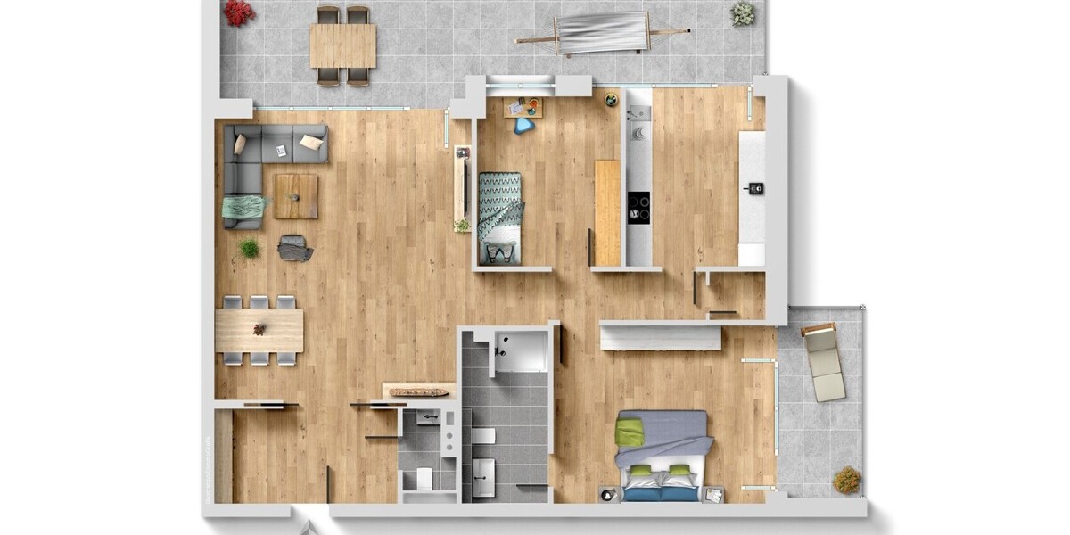 Hoch oben wohnen und die Sonne genießen - Dachgeschoßwohnung Mettmann Metzkausen | Angebot:25919158