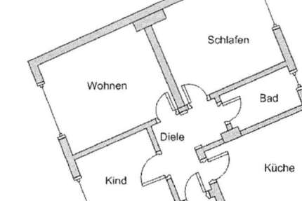 Wohnung Essen Frohnhausen - 3 Zimmer, 67 m&sup2;, 900&euro; | Angebot:26002605