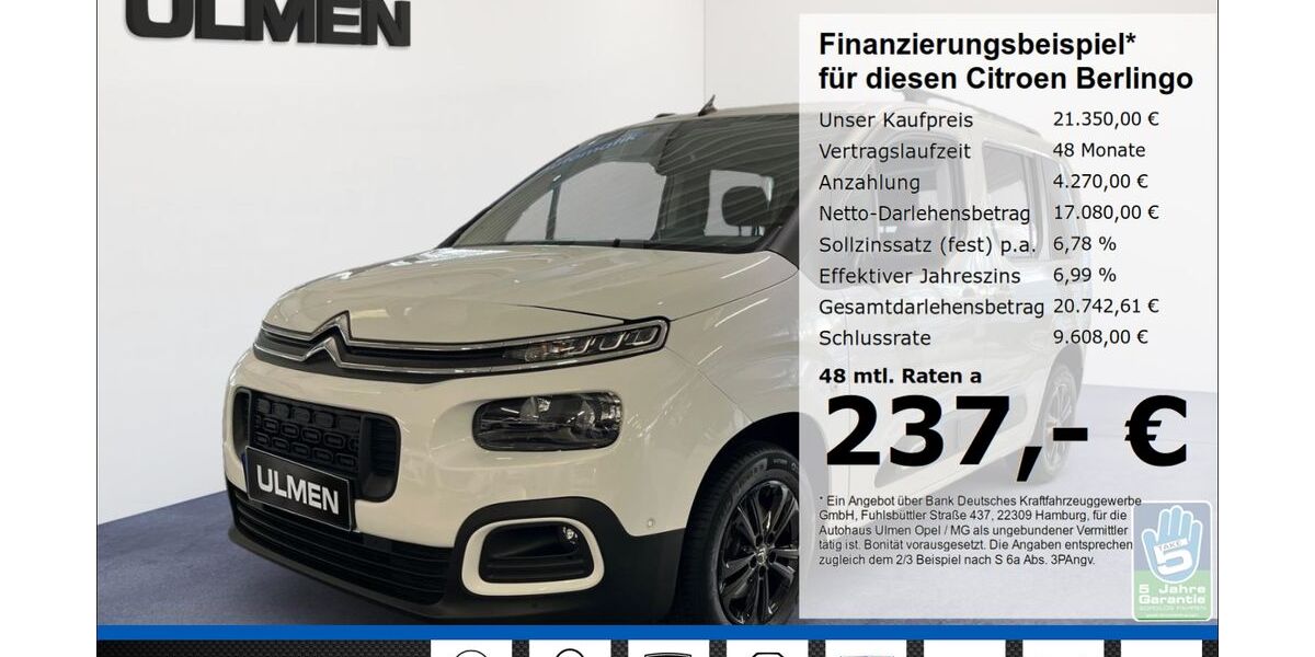 Citroen Berlingo 43.235 km 21.350 &euro; Düsseldorf 40231
