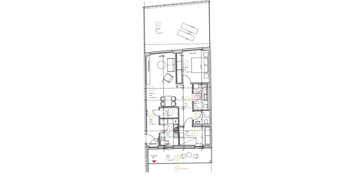 Etagenwohnung Hattingen Blankenstein - 3.5 Zimmer, 110 m&sup2;, 1.250&euro; | Angebot:25929441