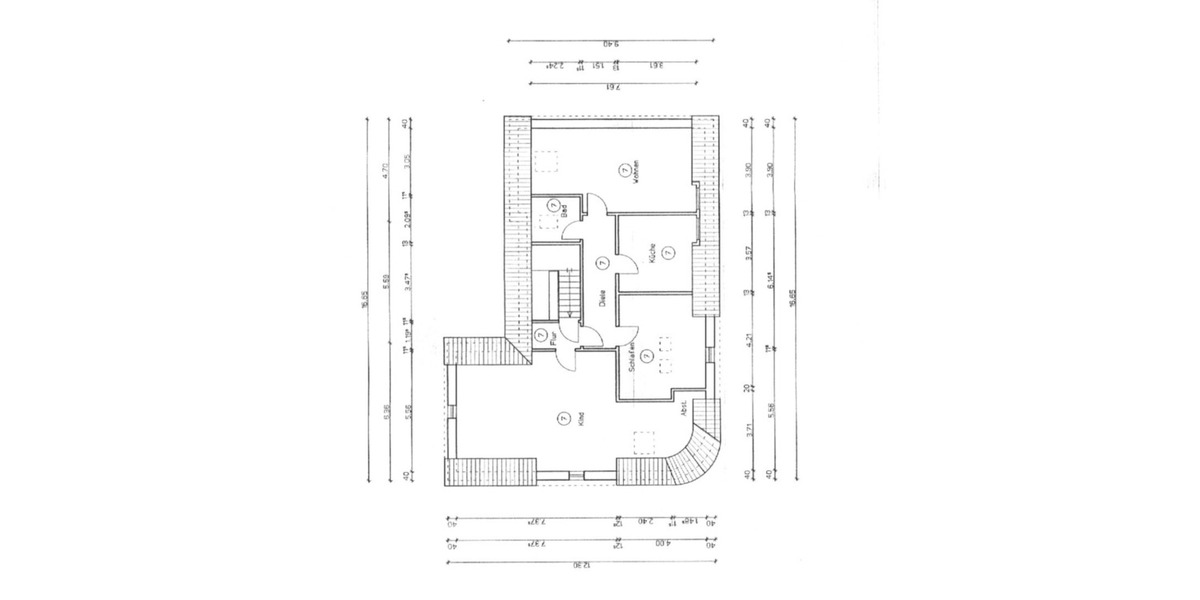Dachgeschoßwohnung Essen Stadtbezirk VIII - 3.5 Zimmer, 97 m&sup2;, 989&euro; | Angebot:25641552