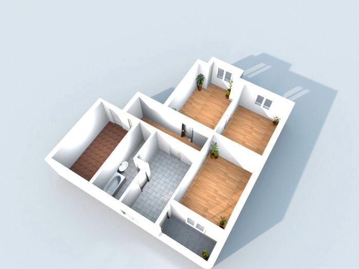 Etagenwohnung Gelsenkirchen Ückendorf - 3 Zimmer, 78 m&sup2;, 570&euro; | Angebot:27547079
