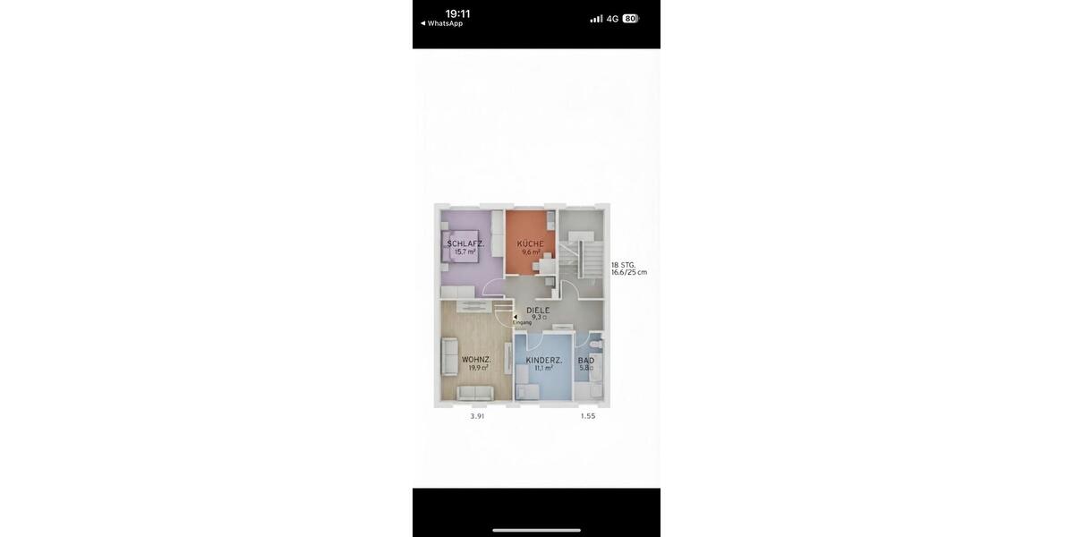 Etagenwohnung Duisburg Laar - 3.5 Zimmer, 75 m&sup2;, 900&euro; | Angebot:27565999