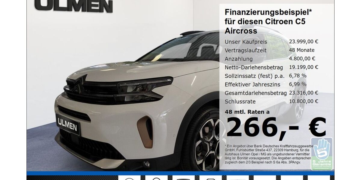 Citroen C5 Aircross 25.940 km 22.980 &euro; Düsseldorf 40231