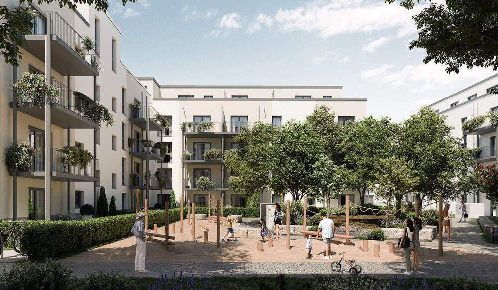 Terrassenwohnung Düsseldorf Benrath - 2 Zimmer, 67 m&sup2;, 399.900&euro; | Angebot:25815395