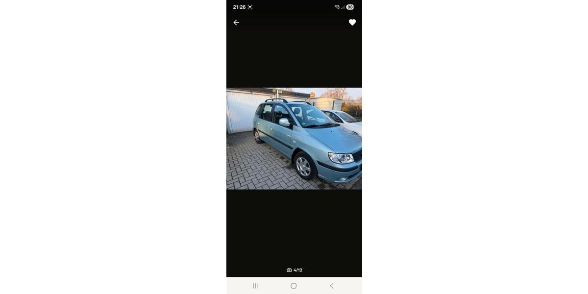 Hyundai Matrix 58.800 km 2.750 &euro; Krefeld 47807
