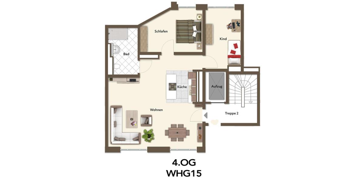 Etagenwohnung Düsseldorf Pempelfort - 3 Zimmer, 87 m&sup2;, 1.680&euro; | Angebot:24199381