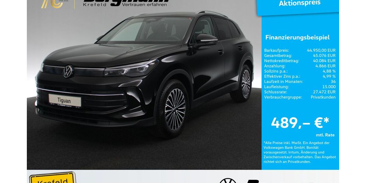 VW Tiguan 2.500 km 42.950 &euro; Krefeld 47803