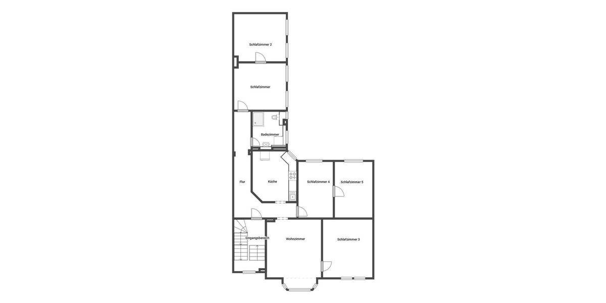 Etagenwohnung Krefeld Dießem/Lehmheide - 6 Zimmer, 127 m&sup2;, 145.000&euro; | Angebot:26016568