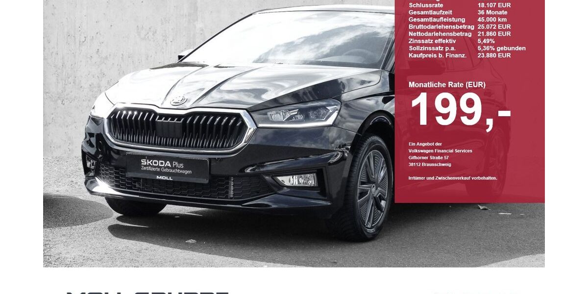Skoda Fabia 6.812 km 23.880 &euro; Düsseldorf 40474
