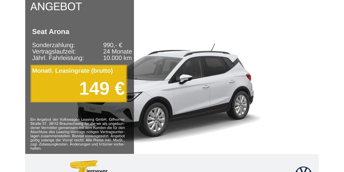 Seat Arona 22.456 km 21.990 &euro; Remscheid 42897