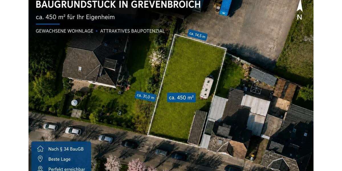 Grundstück Grevenbroich - 149.000&euro; | Angebot:27120746