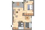 Etagenwohnung Wuppertal Gemarkung Vohwinkel - 2 Zimmer, 51 m&sup2;, 419&euro; | Angebot:25884339