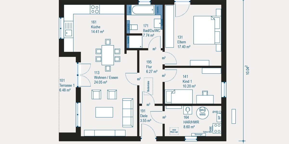 Individuell geplanter Bungalow in Grevenbroich - Ihr Traumhaus mit allkauf Flexibilität und Sicherheit - Bungalow Grevenbroich Wevelinghoven | Angebot:27542927