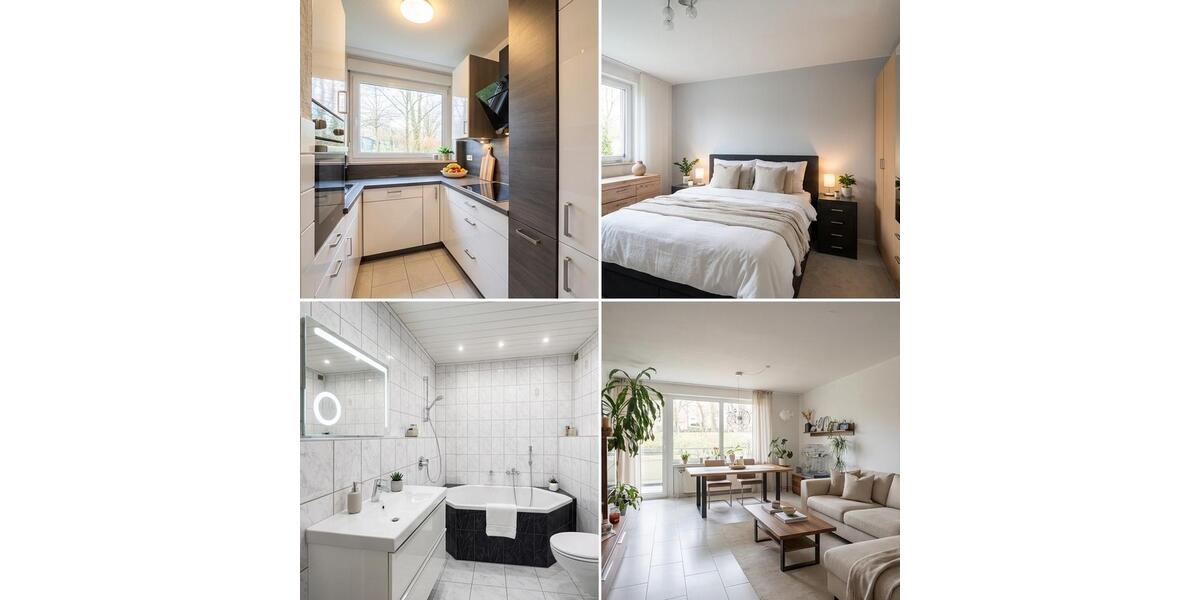 Erdgeschoßwohnung Duisburg Hamborn - 2 Zimmer, 59 m&sup2;, 680&euro; | Angebot:25972389