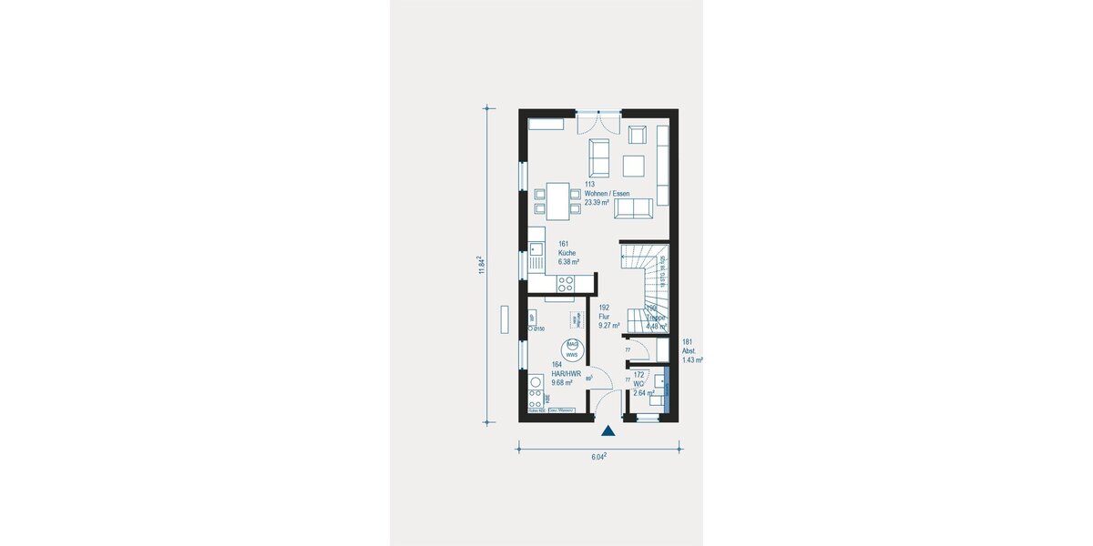 Individuell gestaltete Doppelhaushälfte in Mülheim an der Ruhr - Flexibles Wohnen auf 113,64 m² mit gehobener Ausstattung - Doppelhaushälfte Mülheim an der Ruhr Rechtsruhr-Nord | Angebot:27346801