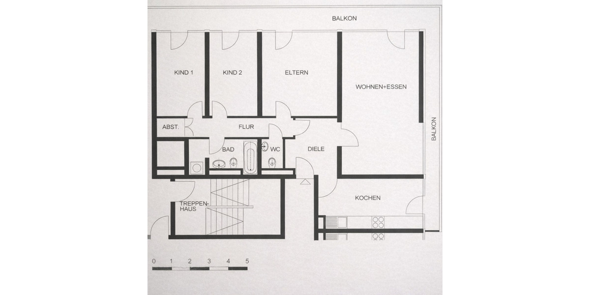 Etagenwohnung Krefeld Uerdingen - 4 Zimmer, 97 m&sup2;, 200.000&euro; | Angebot:25910710