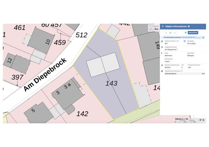Grundstück Ratingen-Lintorf Lintorf - 749.000&euro; | Angebot:27519017