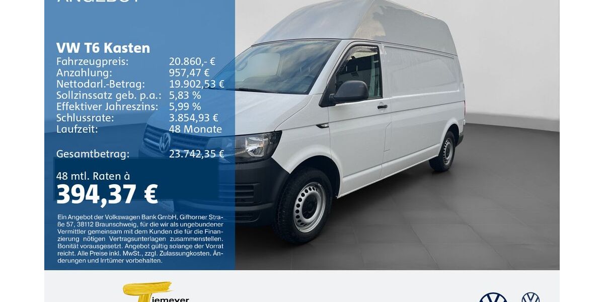 VW T6 Transporter 41.484 km 18.740 &euro; Gelsenkirchen 45888
