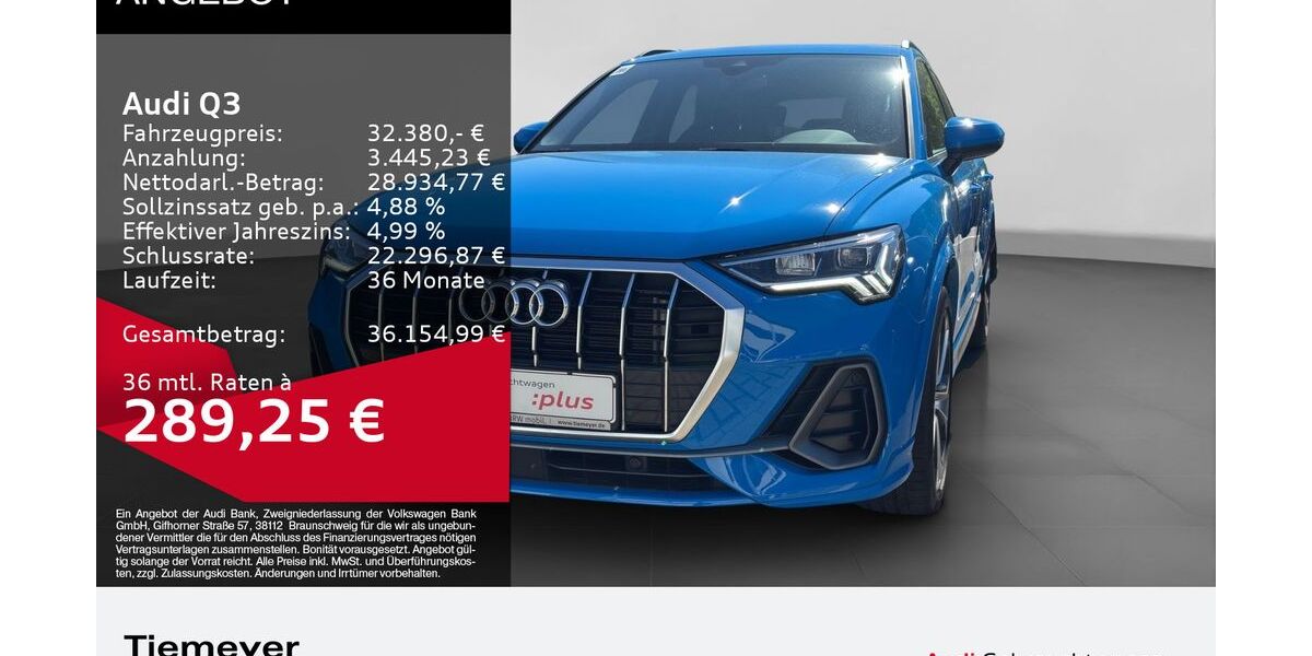 Audi Q3 52.105 km 31.840 &euro; Oberhausen 46047