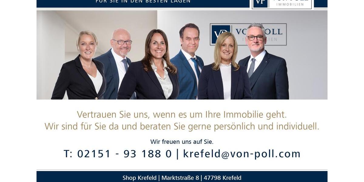 Erdgeschoßwohnung Krefeld Fischeln - 3 Zimmer, 90 m&sup2;, 1.267&euro; | Angebot:25081011