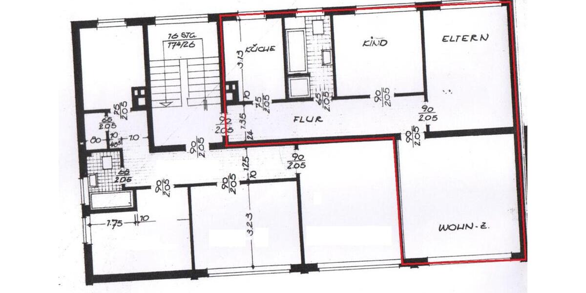 Etagenwohnung Oberhausen Alstaden - 3 Zimmer, 65 m&sup2;, 420&euro; | Angebot:24416143