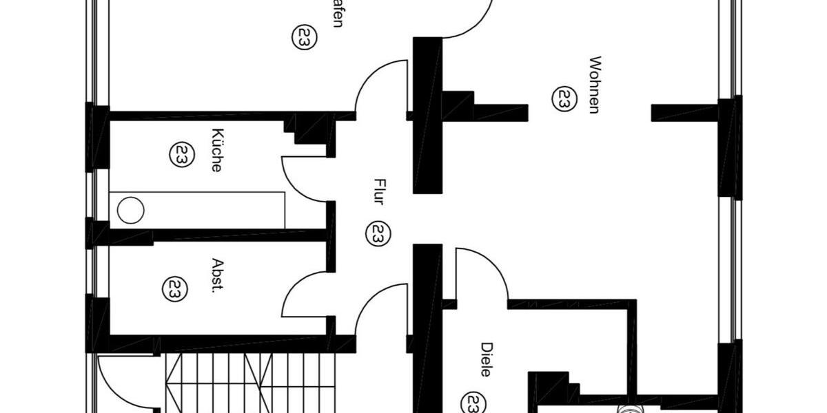 Erdgeschoßwohnung Wuppertal Gemarkung Barmen - 2 Zimmer, 72 m&sup2;, 612&euro; | Angebot:25922787