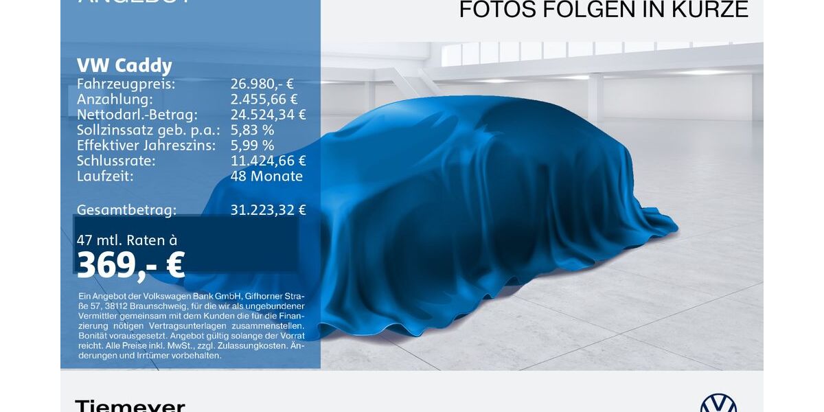 VW Caddy 121.059 km 26.980 &euro; Gelsenkirchen 45888