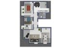 Dachgeschoßwohnung Duisburg Essenberg - 3 Zimmer, 73 m&sup2;, 549&euro; | Angebot:24979248