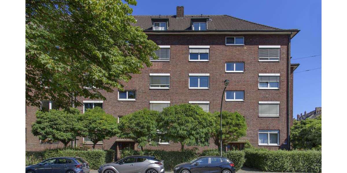 Etagenwohnung Düsseldorf Bilk - 2 Zimmer, 46 m&sup2;, 559&euro; | Angebot:25878772