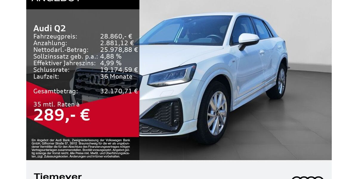 Audi Q2 41.037 km 28.860 &euro; Remscheid 42897