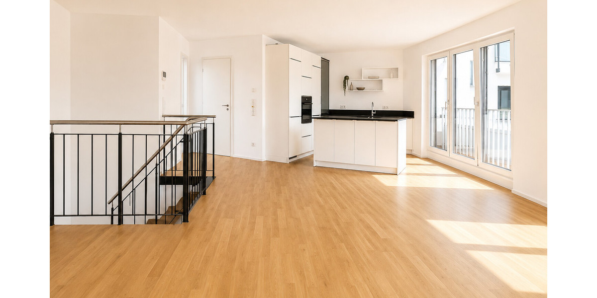 Exklusives Wohnen in Bilk: 3-Zimmer-Maisonette-Wohnung mit großer Dachterrasse und eigenem Eingang - Maisonettenwohnung Düsseldorf Stadtbezirk 3 | Angebot:27217835