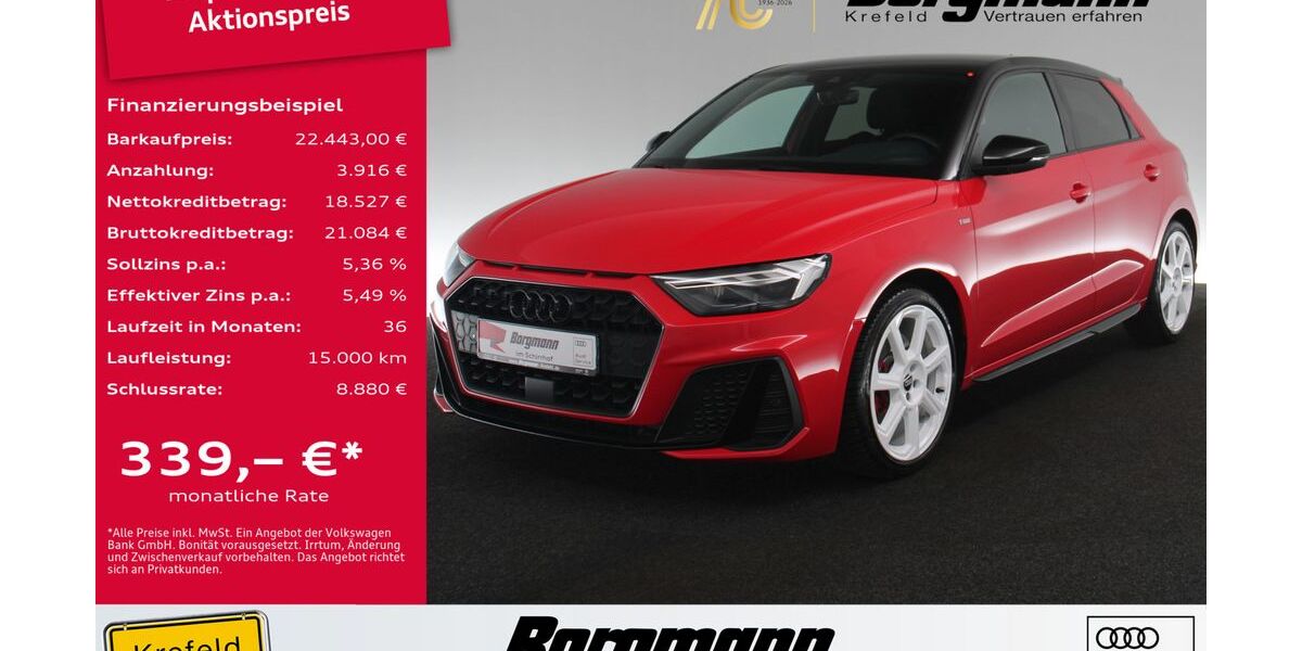 Audi A1 72.887 km 22.443 &euro; Krefeld 47803