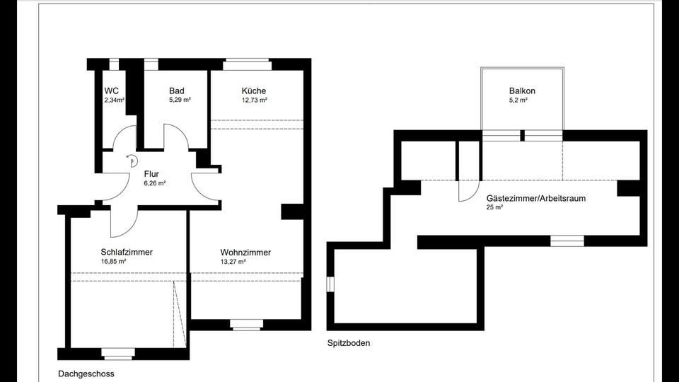 Maisonettenwohnung Essen Stadtbezirk V - 3.5 Zimmer, 85 m&sup2;, 980&euro; | Angebot:25976736
