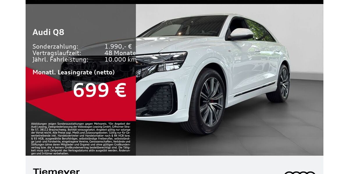 Audi Q8 2.499 km 86.880 &euro; Oberhausen 46047