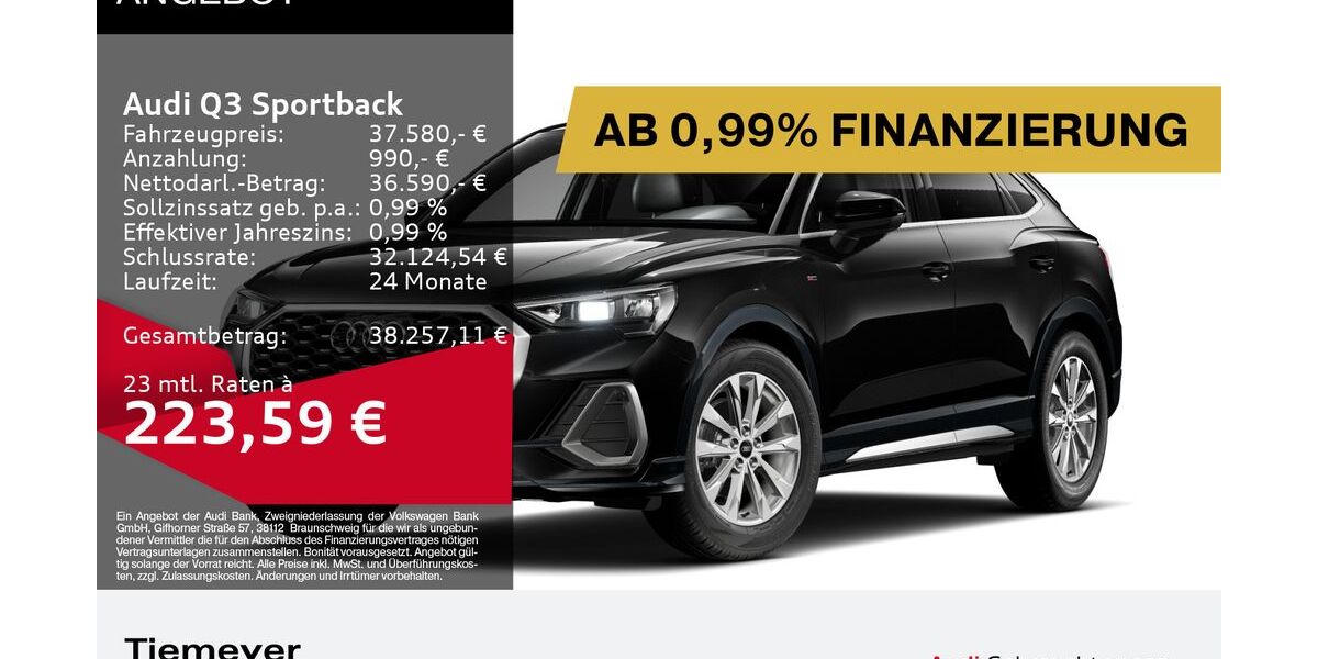Audi Q3 9.220 km 37.580 &euro; Remscheid 42897