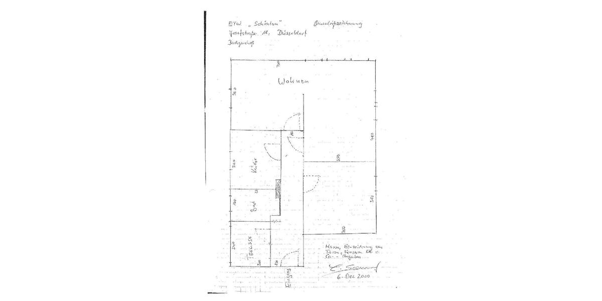 Dachgeschoßwohnung Düsseldorf Oberbilk - 3 Zimmer, 69 m&sup2;, 380.000&euro; | Angebot:27450793