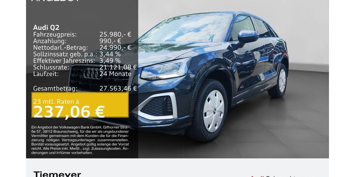 Audi Q2 10.289 km 25.180 &euro; Remscheid 42897
